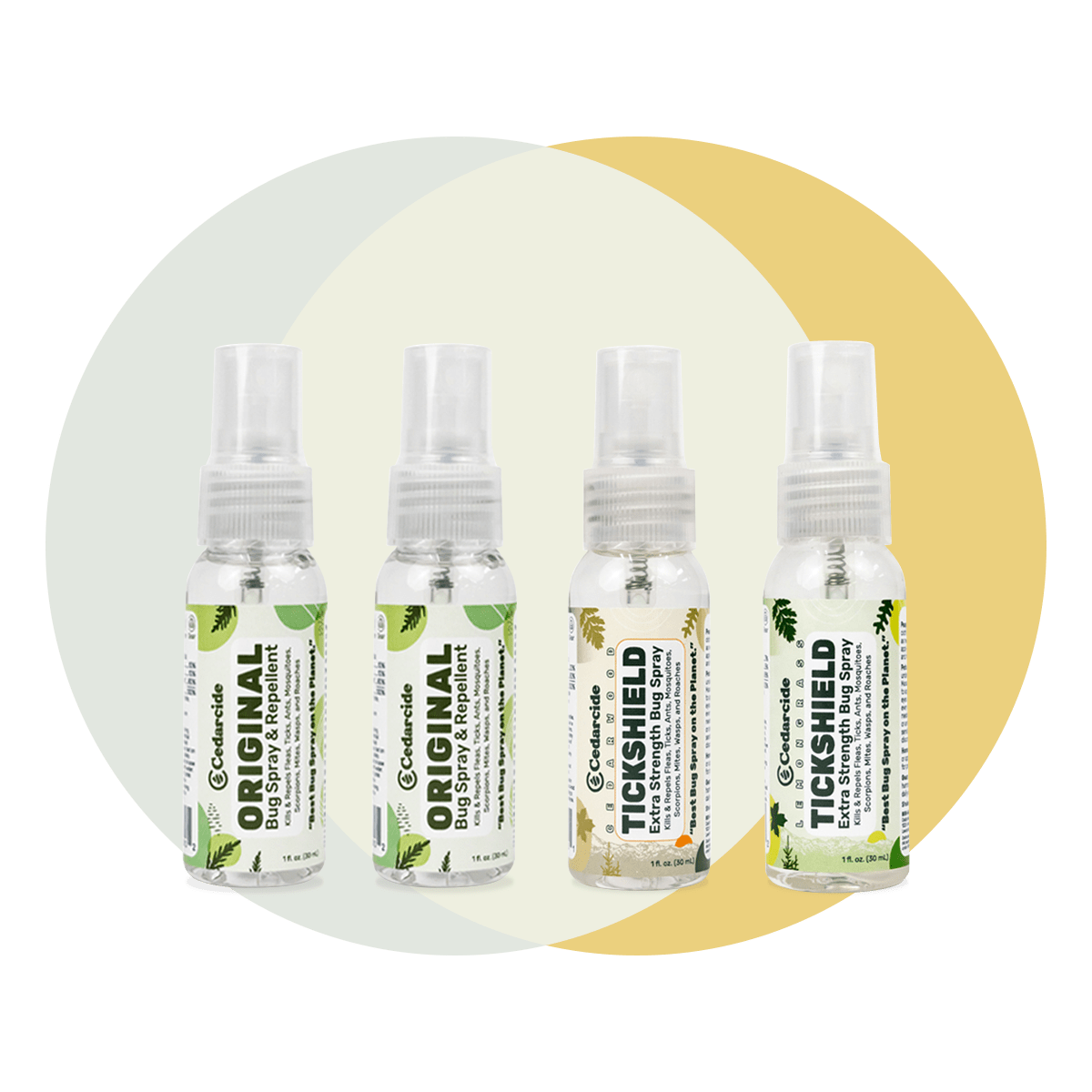 family four pack of outdoor bug control