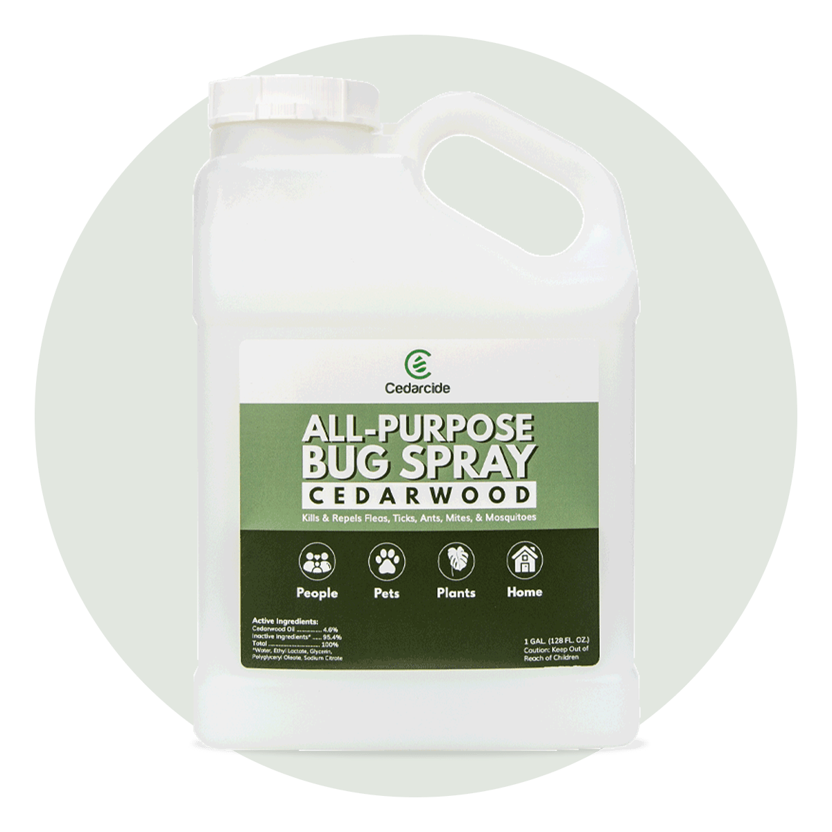 One Gallon of All-Purpose Bug Spray - Cedarwood