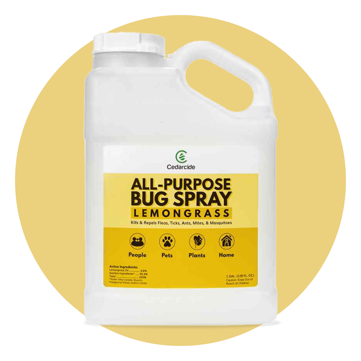 One Gallon of All-Purpose Bug Spray - Lemongrass