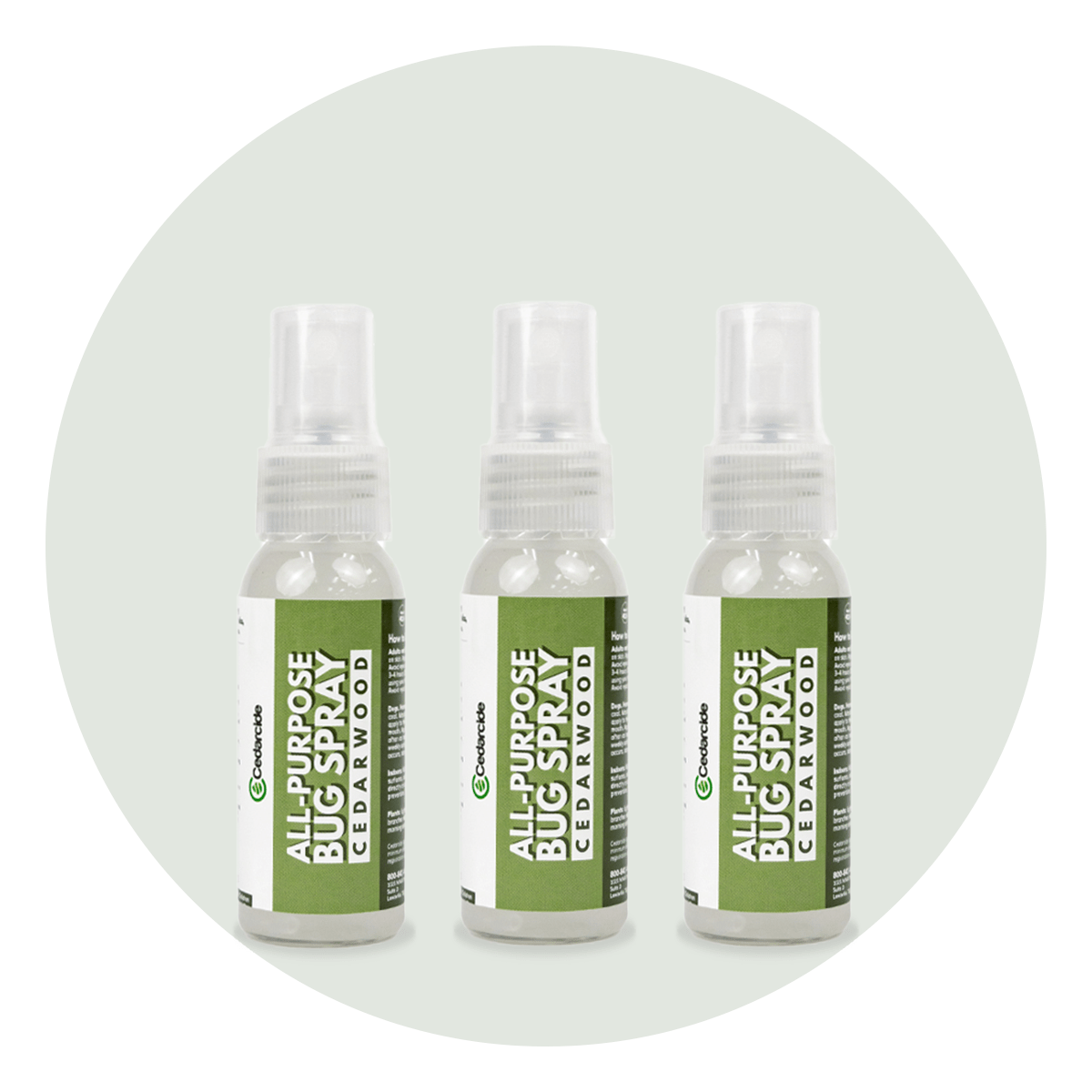 travel sized cedarwood bug spray