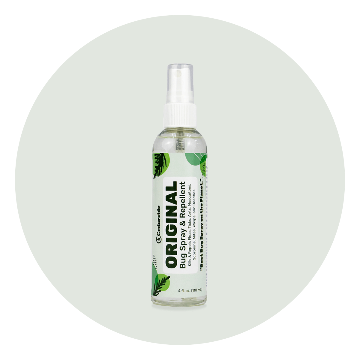 four ounces of pet safe bug spray