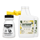 Outdoor Bug Control in 32 ounces with hudson spray bottle