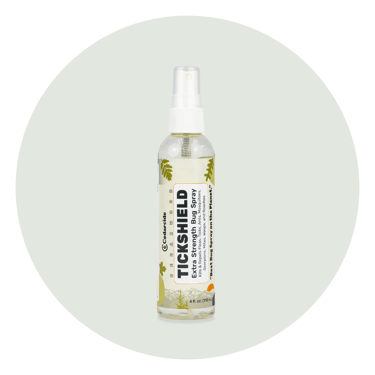 repel mosquitoes and ticks with tickshield spray
