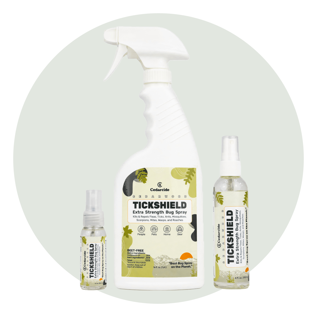 small bundle of the best tick repellent