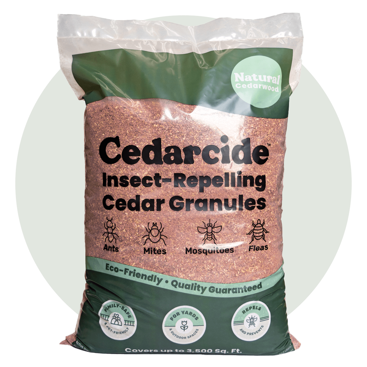 one bags of cedar granules for pest control