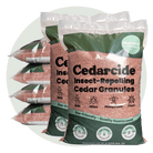 six bags of cedar granules for pest control