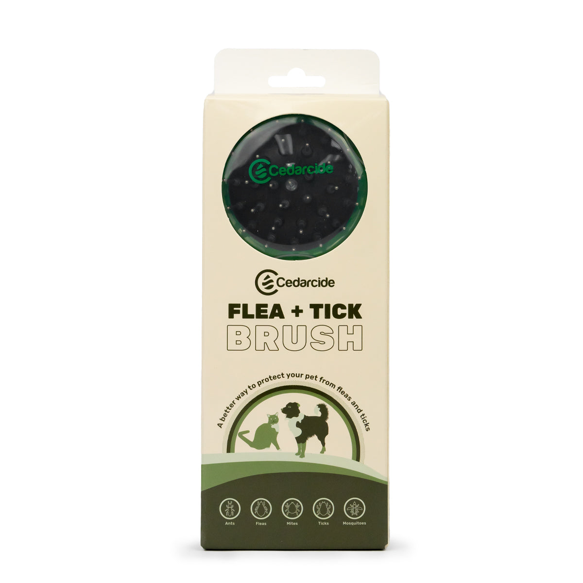 brush on your flea and tick prevention