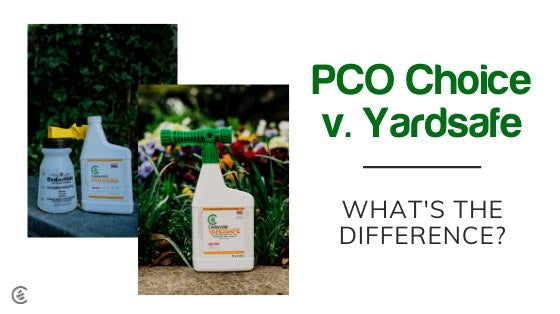 Cedarcide Blog Post Image, PCO Choice Vs. Yardsafe. What's the Difference?
