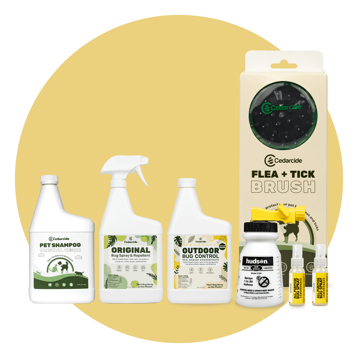 Cedarcide flea and tick brush deals