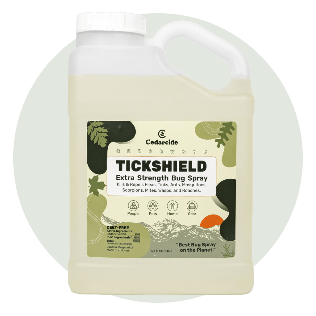 gallon of tickshield extra strength bug spray