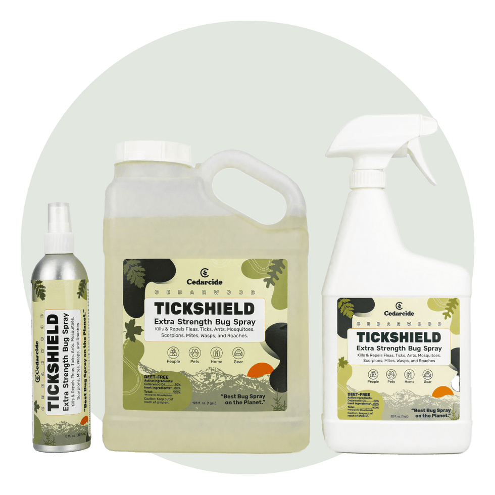 Pet-Safe Tickshield Kit to Repel Fleas and Ticks | Cedarcide