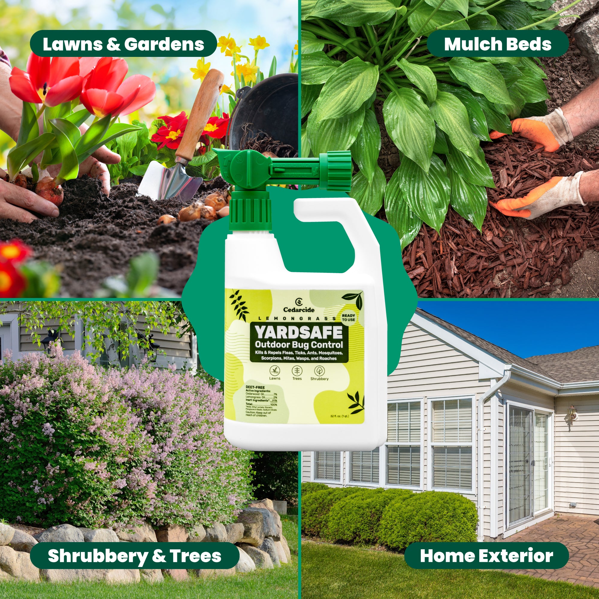 Yardsafe Outdoor Bug Control for Families | Cedarcide
