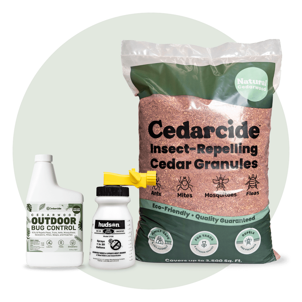 Use the Bug-Free Lawn Kit to Get Rid of Bugs | Cedarcide
