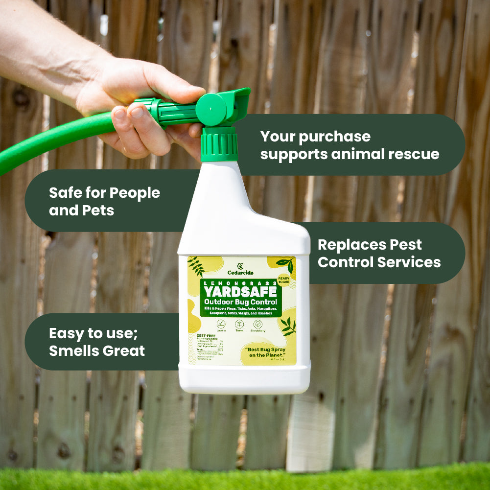 Yardsafe Outdoor Bug Control for Families | Cedarcide